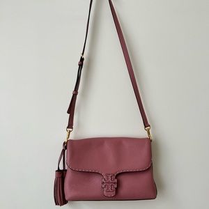 Tory Burch McGraw Leather Cross Body Bag